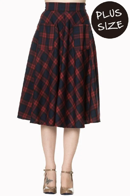 Plus Size Apple Of My Eye Skirt